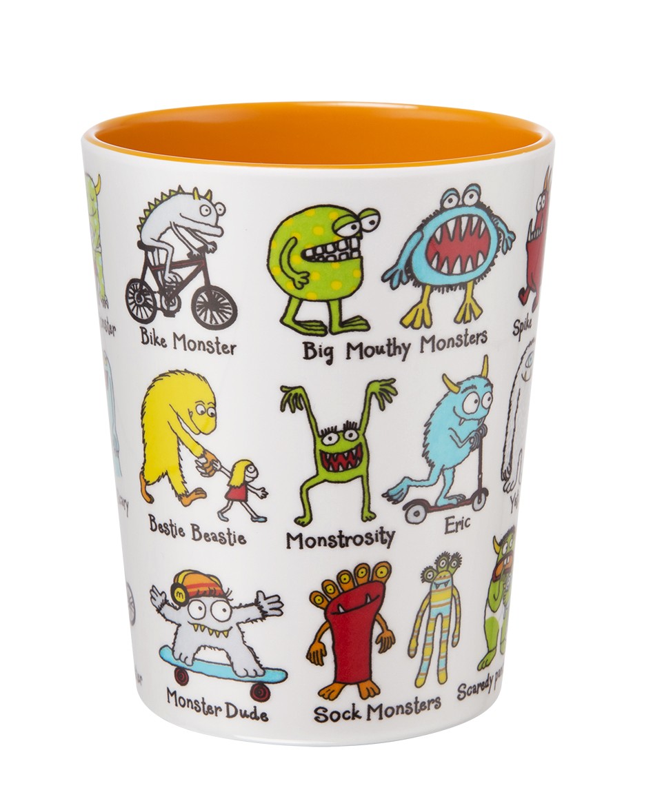 Monsters Design Melamine Beaker