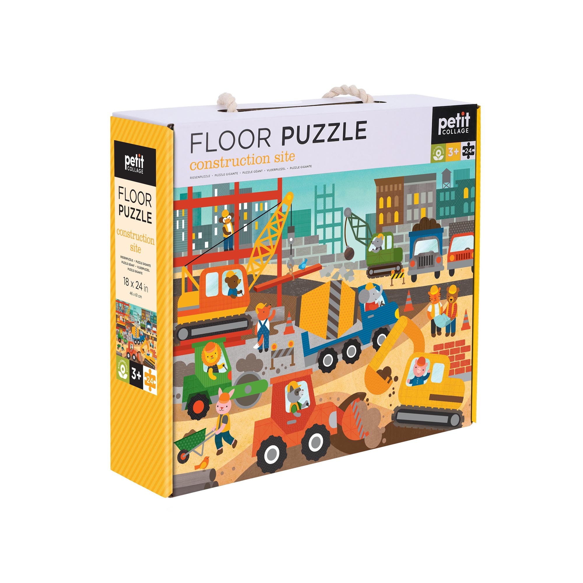 Diggers and Trucks Floor Puzzle