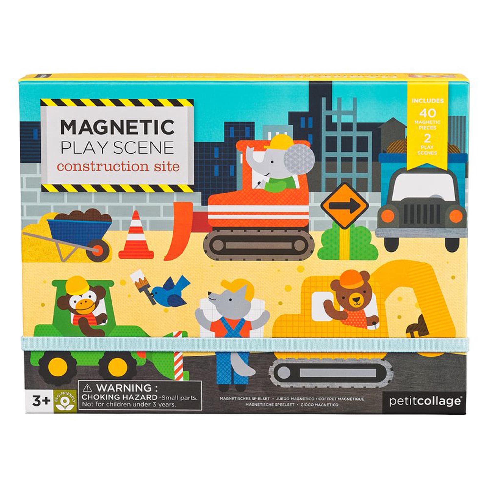 Diggers and Trucks Magnetic Play Set