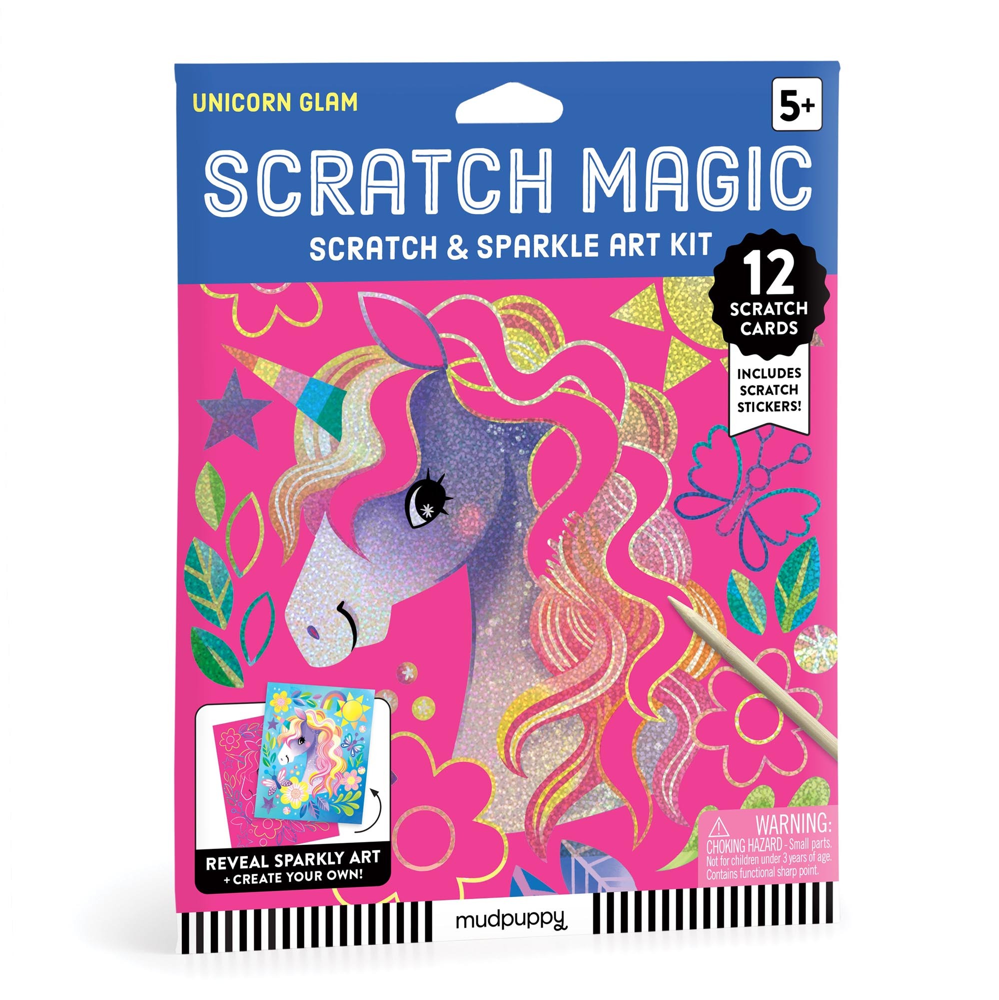 Unicorns Scratch and Sparkle Craft Kit