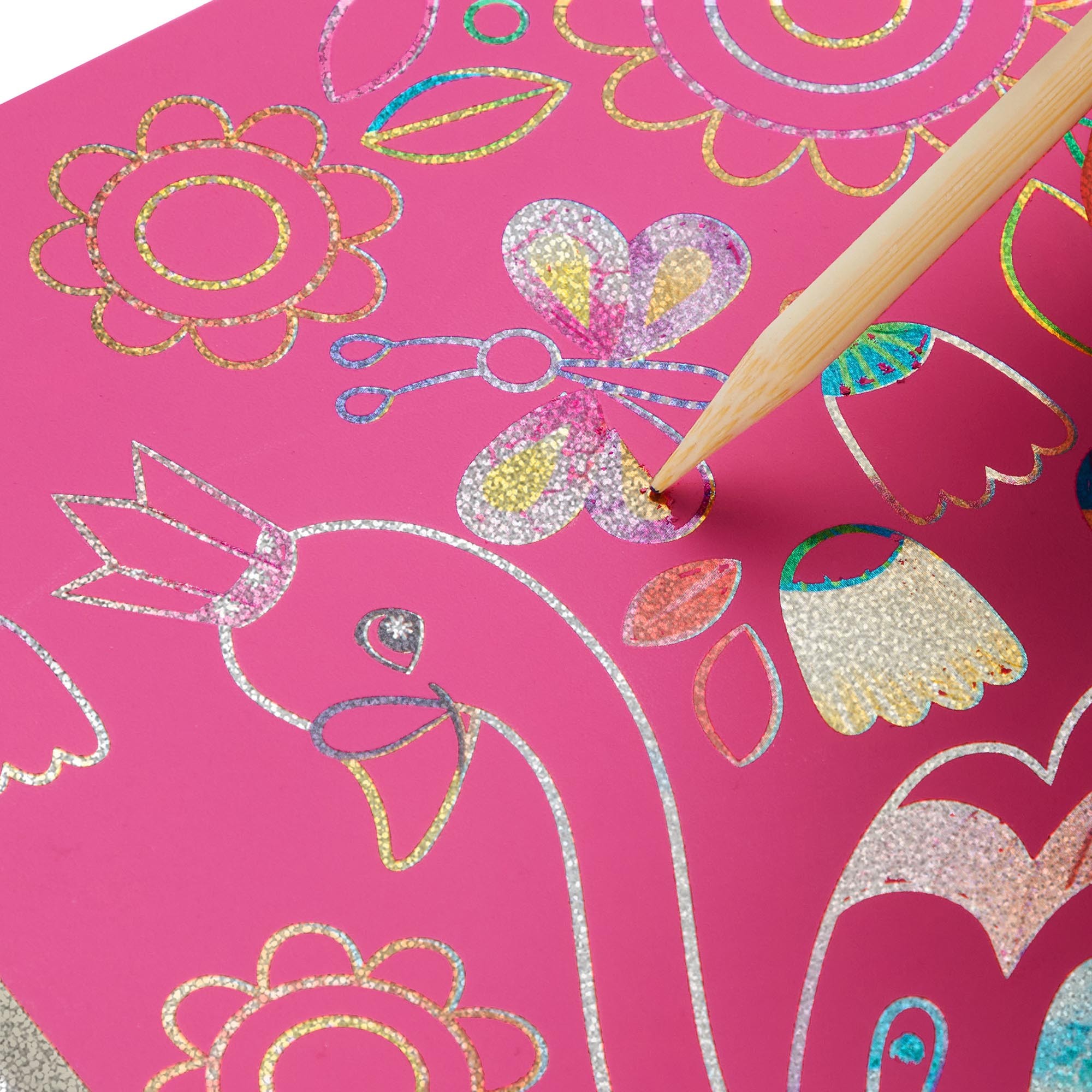 Unicorns Scratch and Sparkle Craft Kit