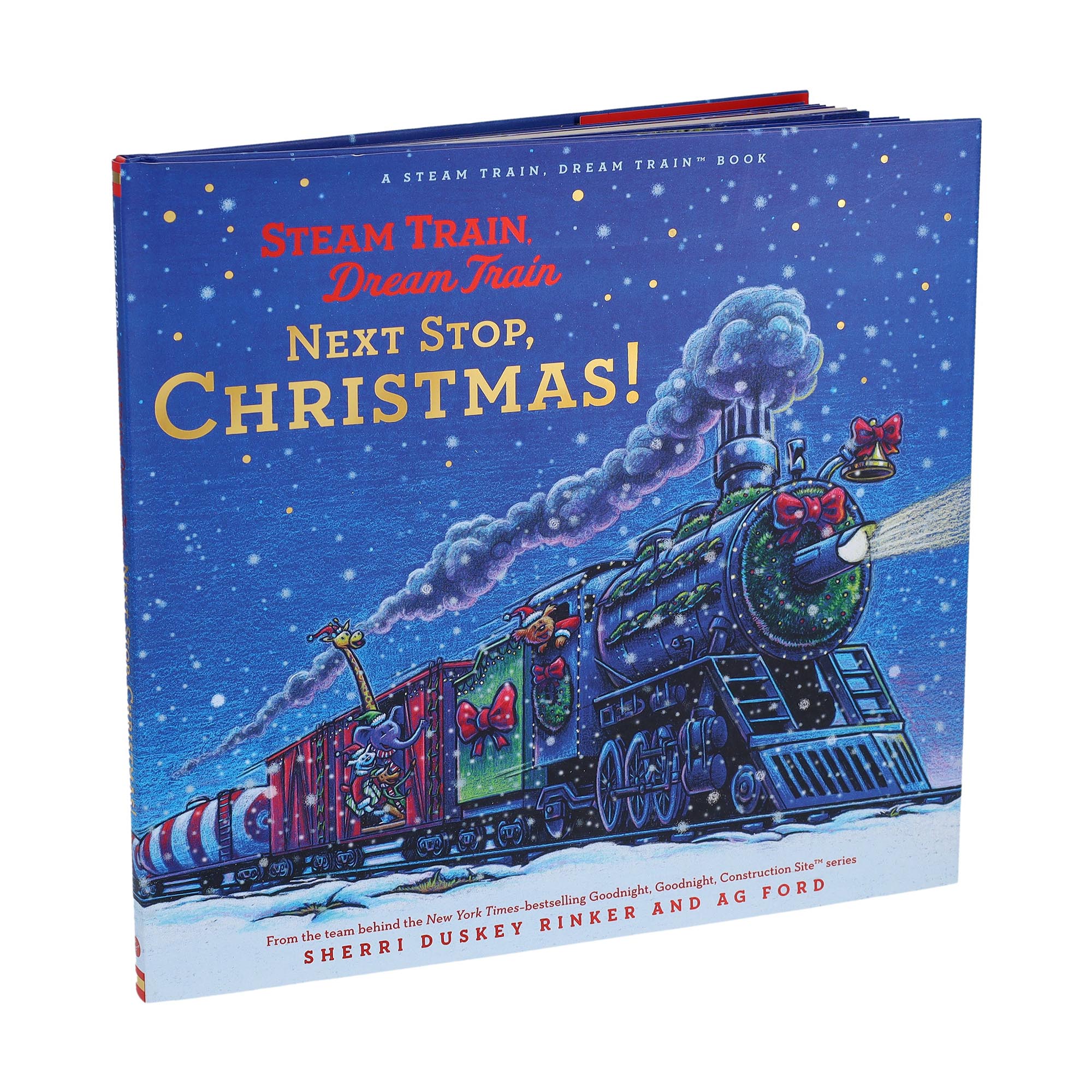 Christmas Dream Trains hardback book