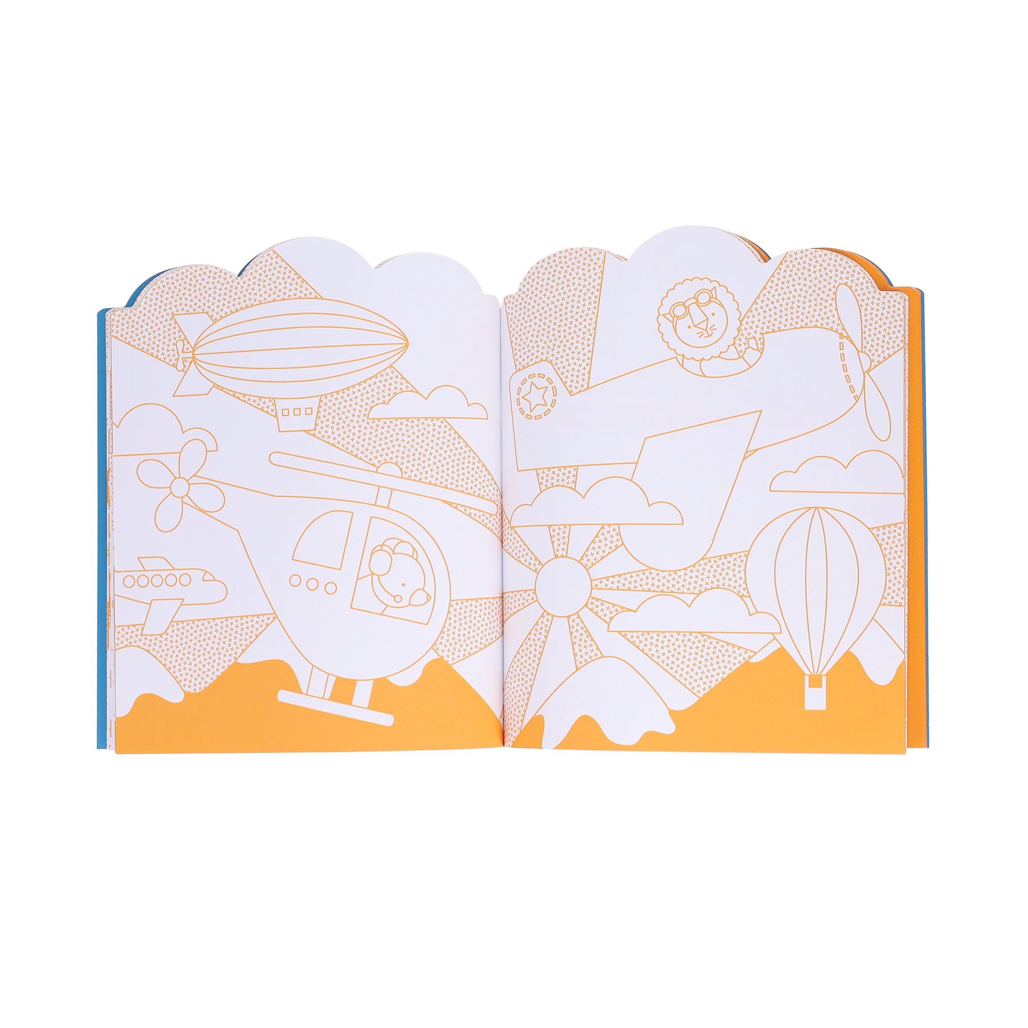 Trucks Colouring Book with stickers