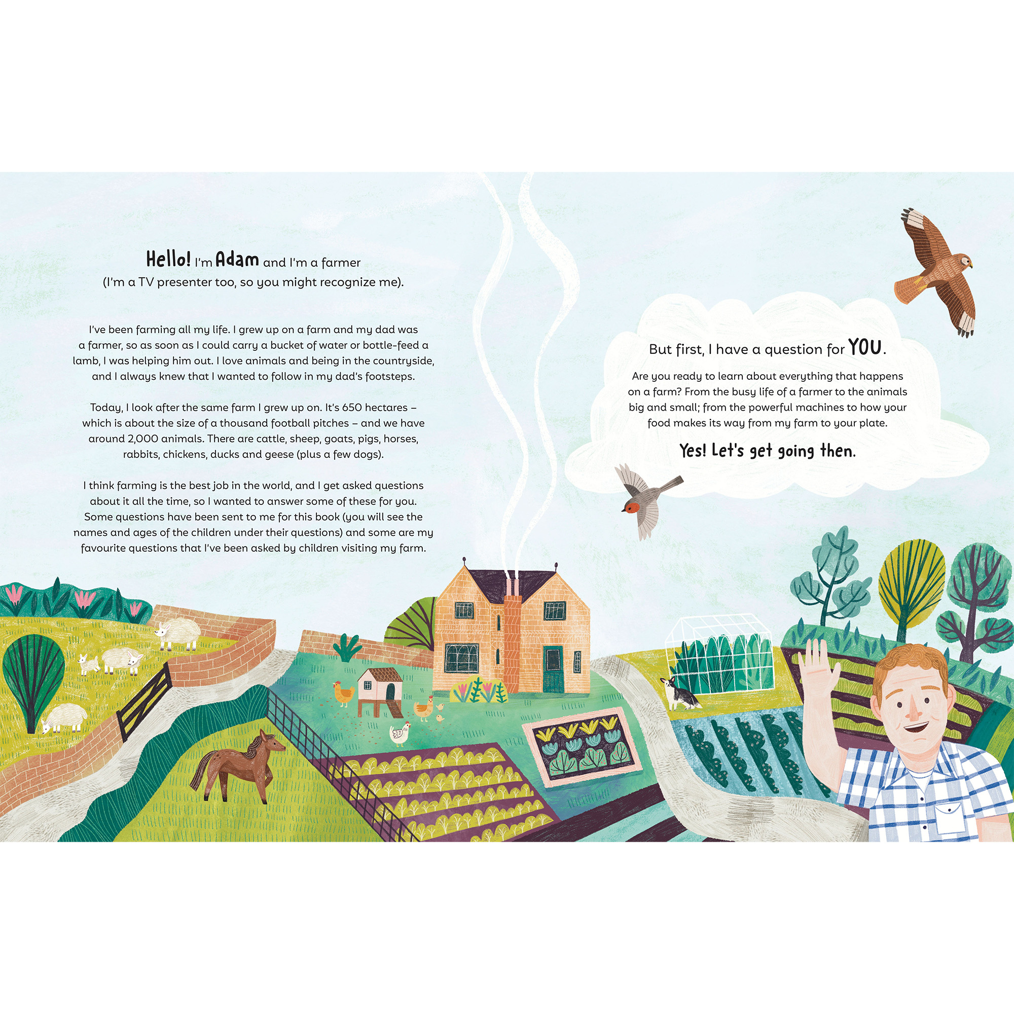 Curious Questions from Adam's Farm hardback book