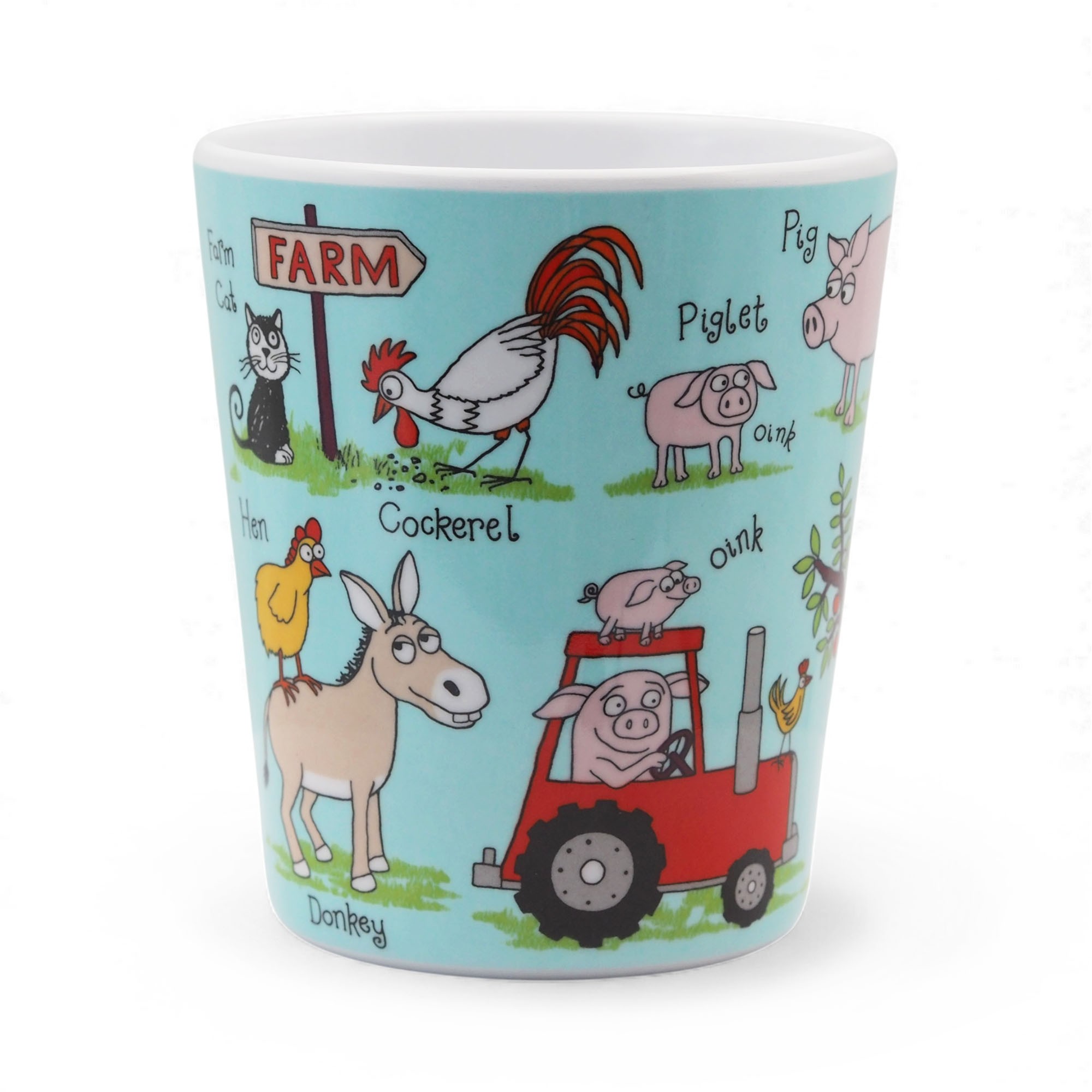 Farm Melamine Kids Beaker medium
