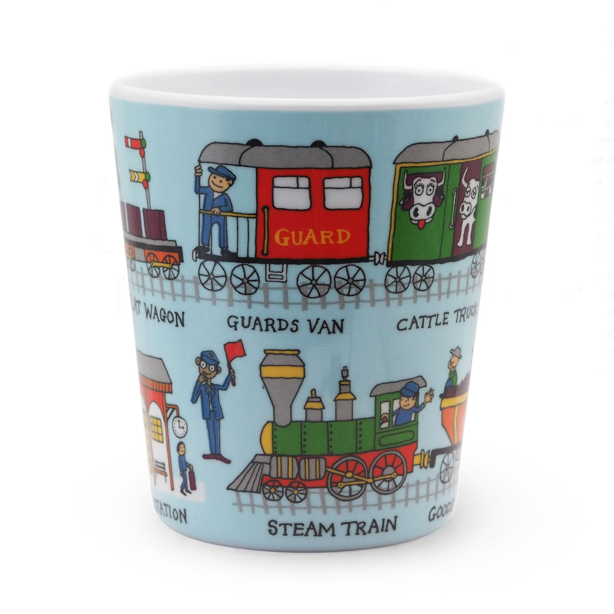 Trains Melamine Kids Beaker medium
