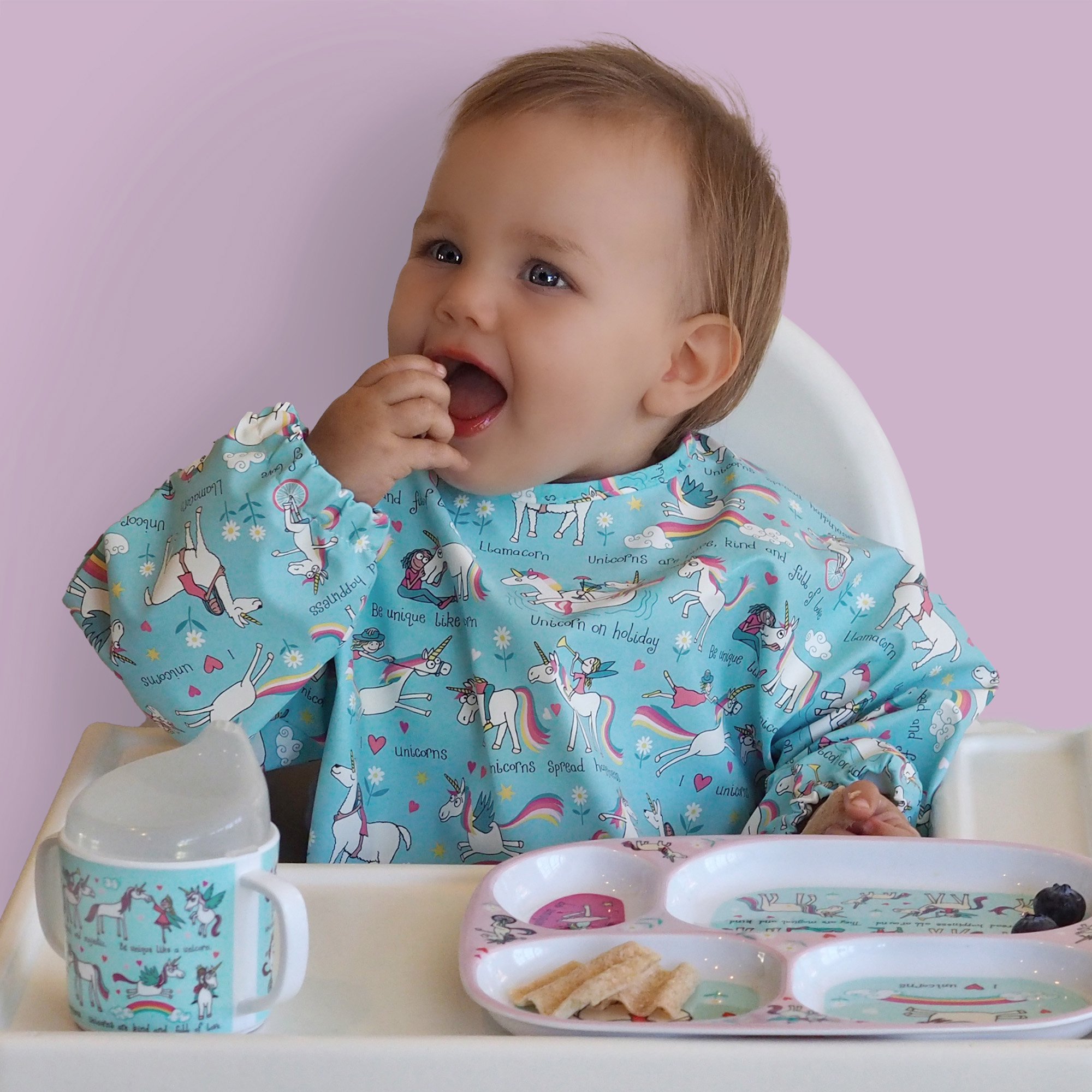Unicorns Coverall Bib