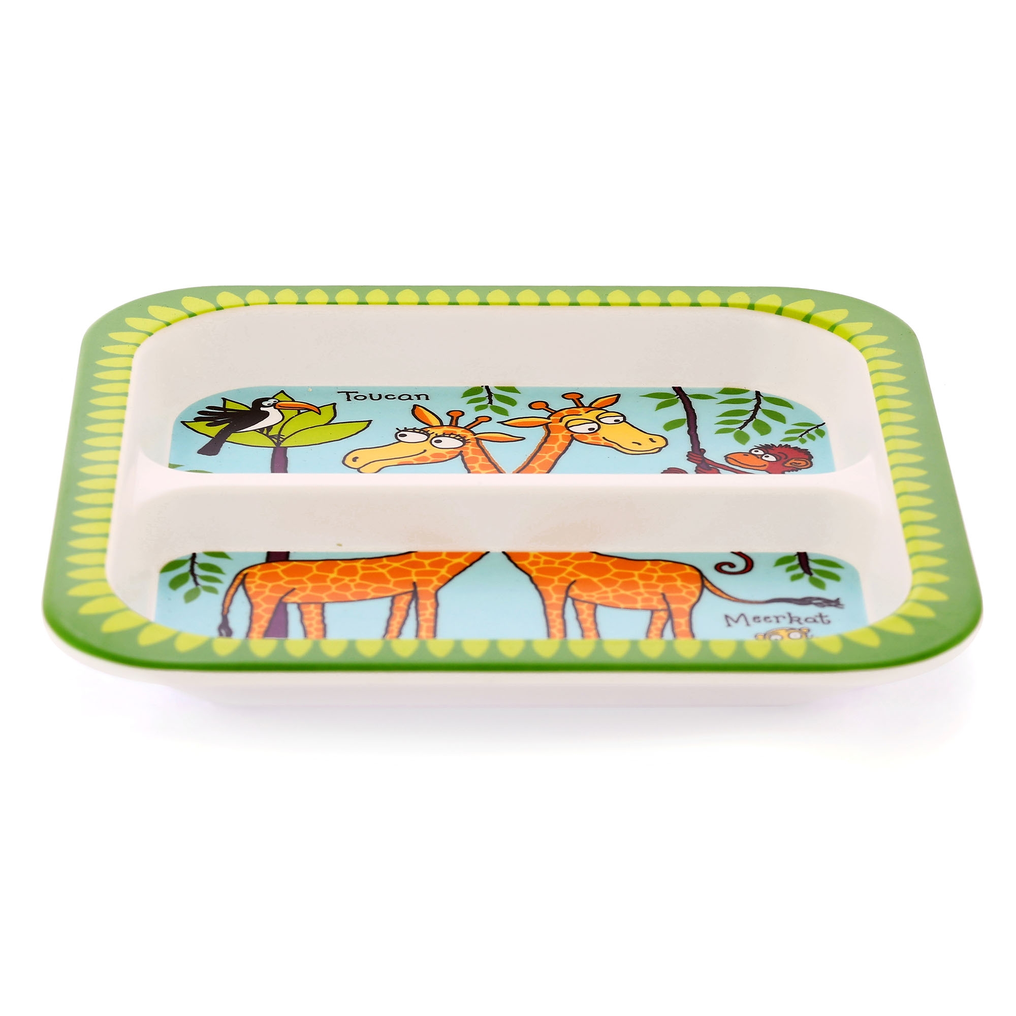 Jungle Bold Melamine Divider Plate