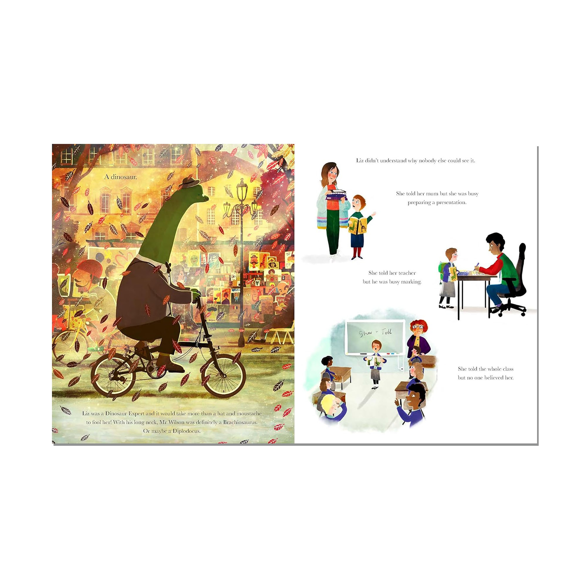 The Dinosaur Next Door paperback book