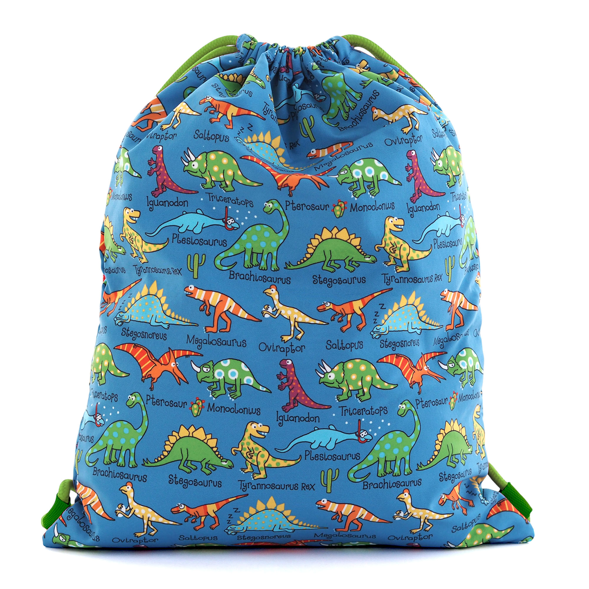Dinosaurs Waterproof Drawstring Bag