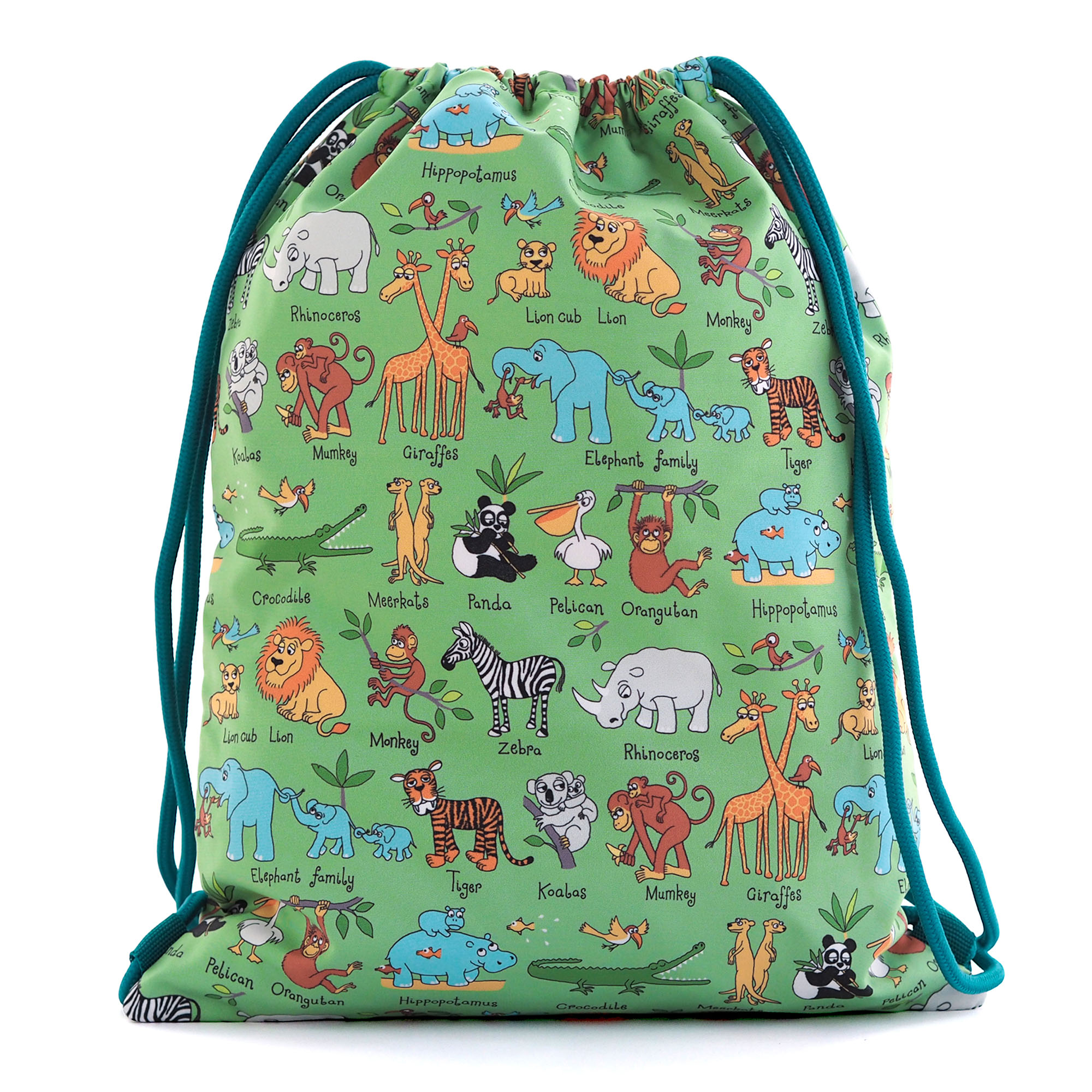 Jungle Waterproof Drawstring Bag