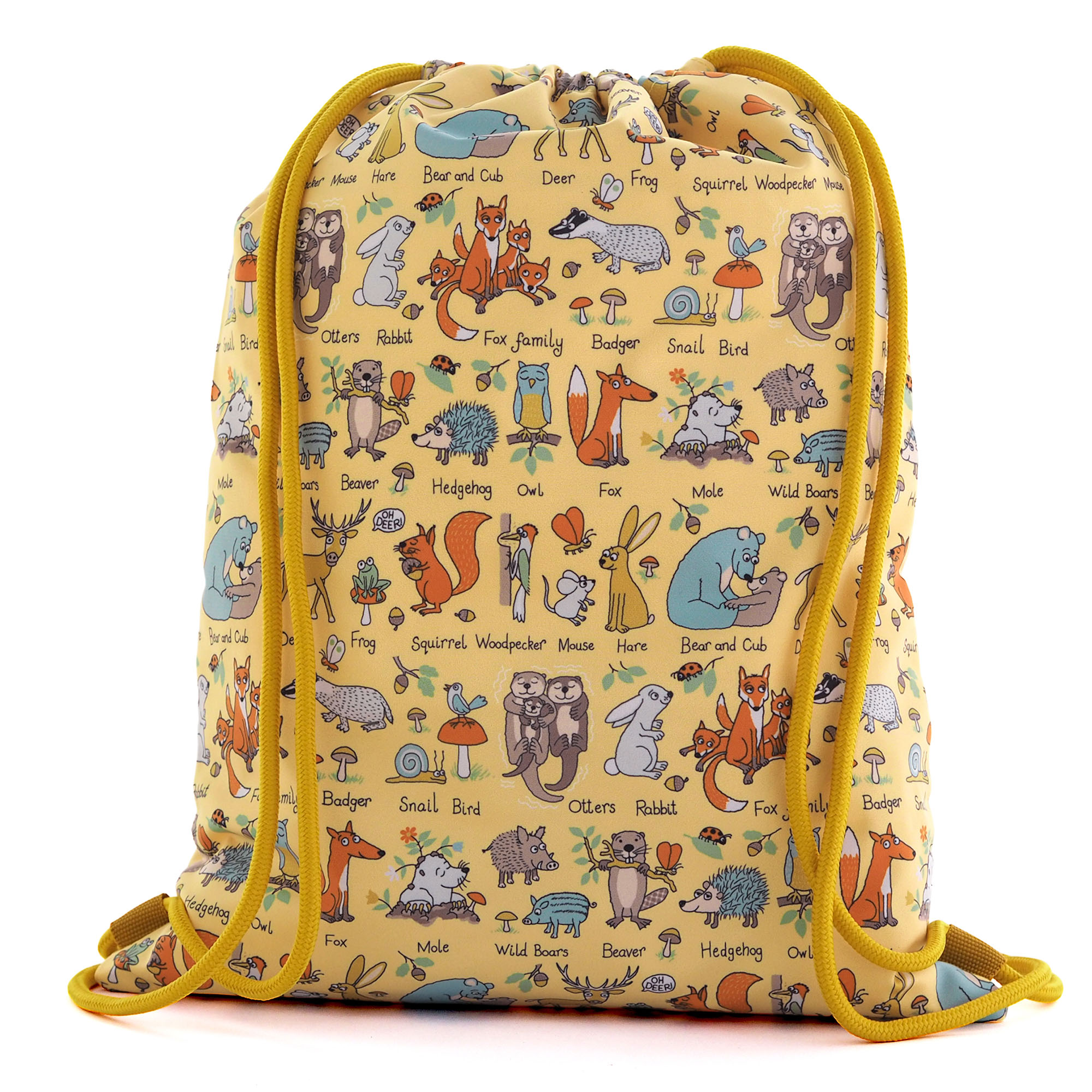 Woodland Waterproof Drawstring Bag