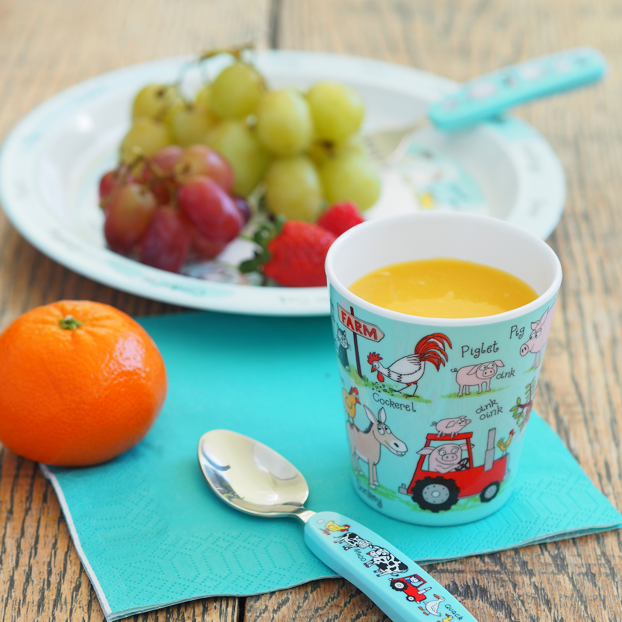 Farm Melamine Kids Beaker medium