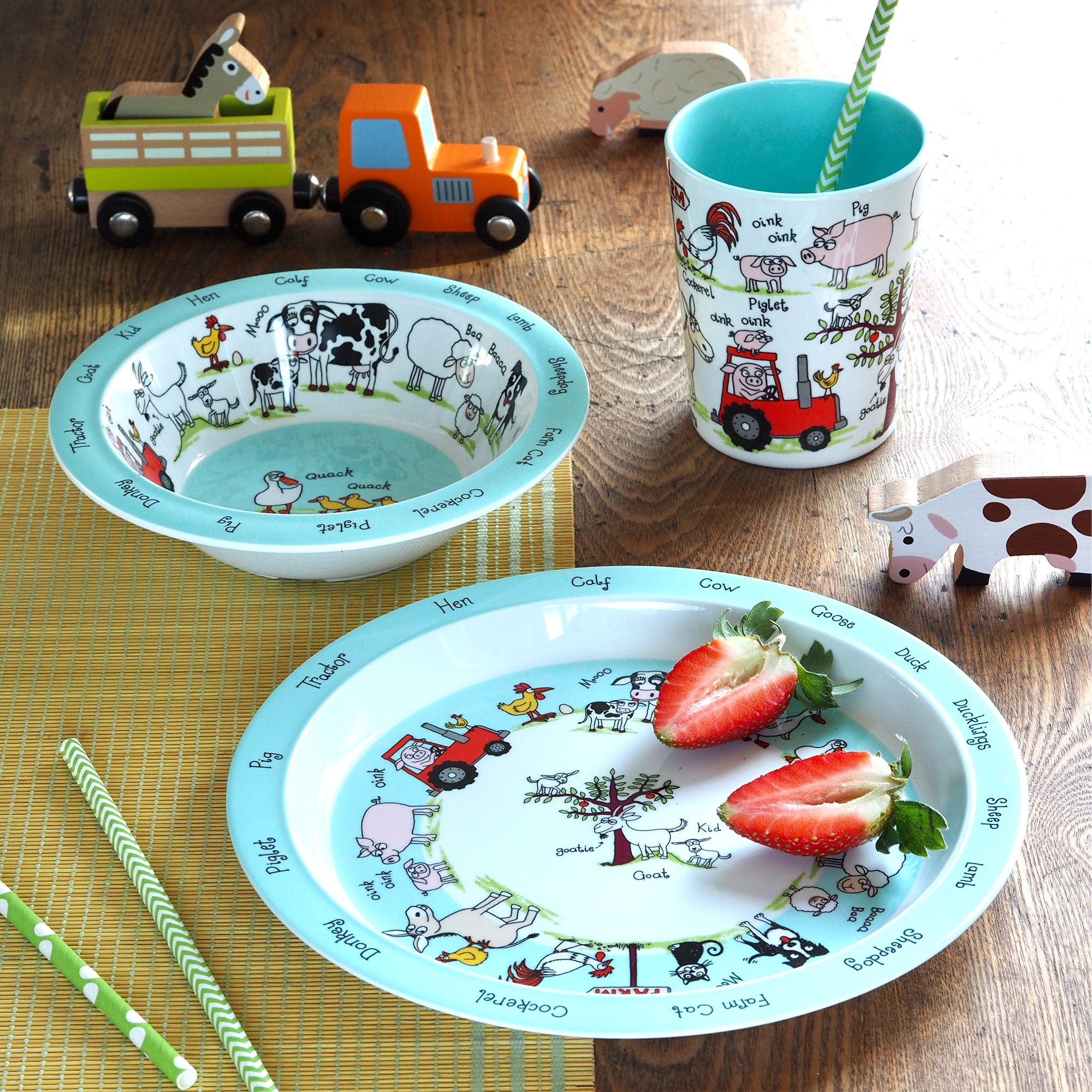 Farm Melamine Bowl