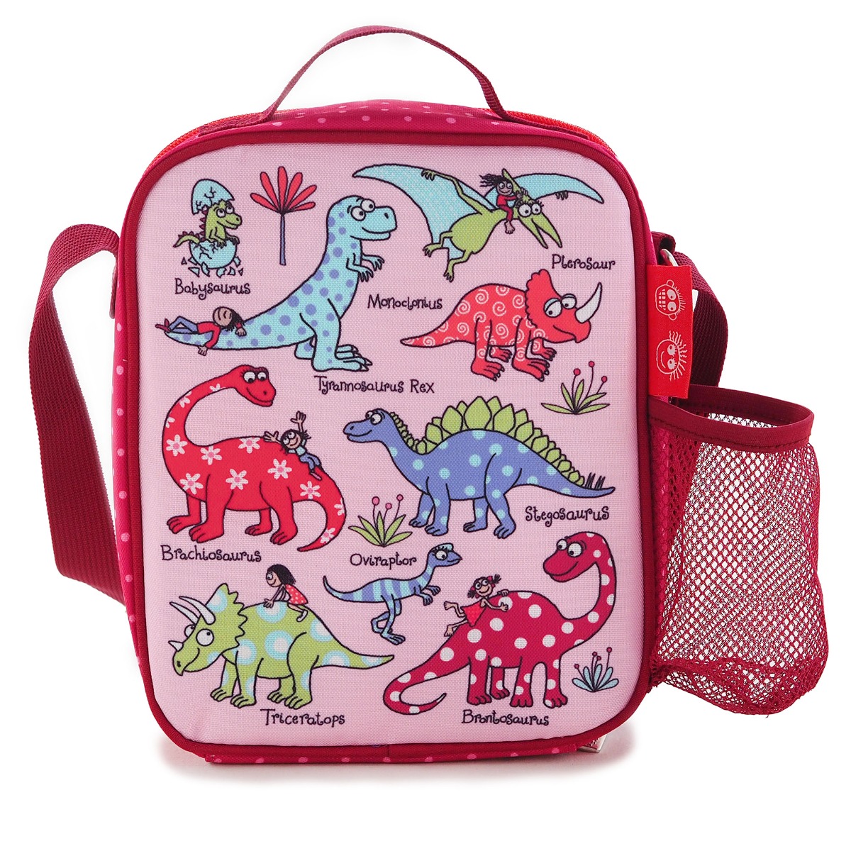 Dinosaur Pink Lunch Bag - Recycled!