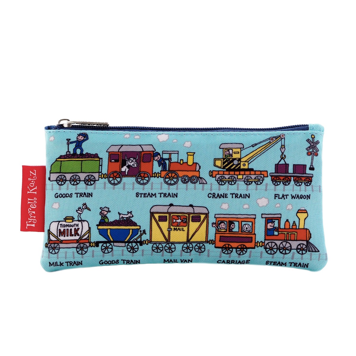 Trains Pencil Case- Recycled!