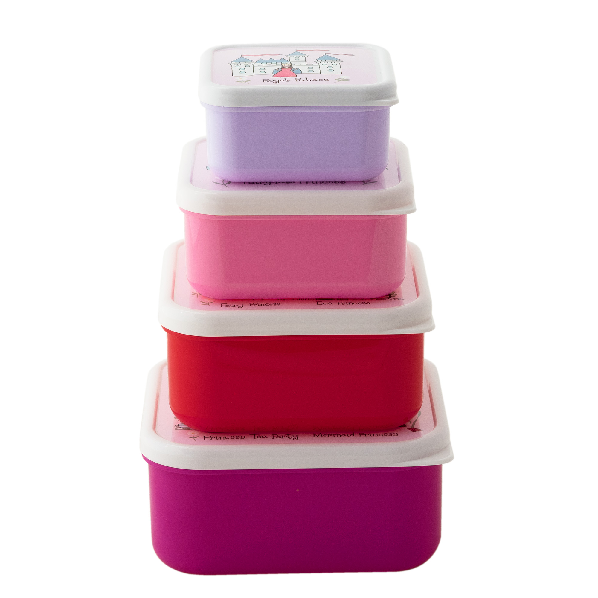 Nesting Princess Snack Boxes for Kids