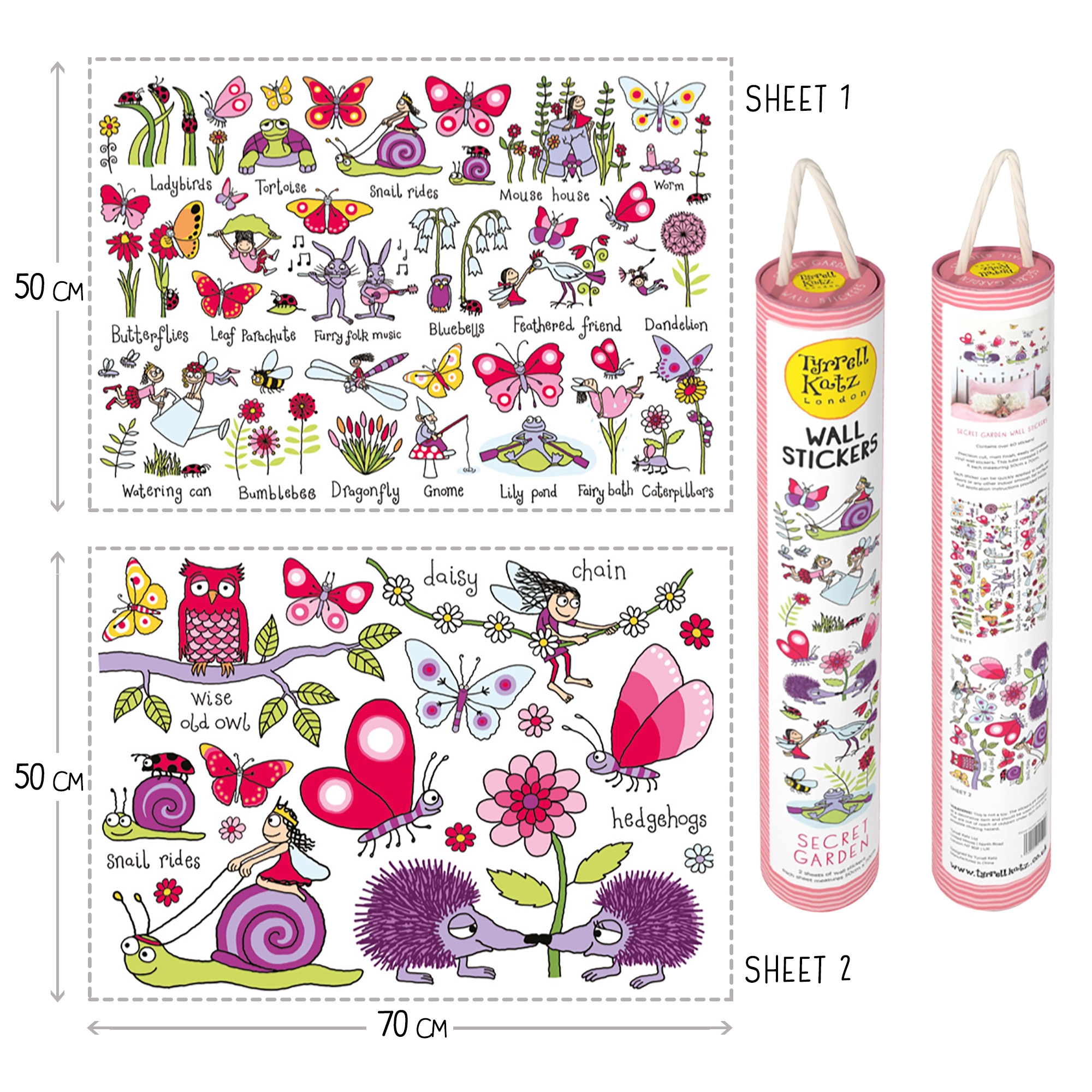 Secret Garden Wall Stickers