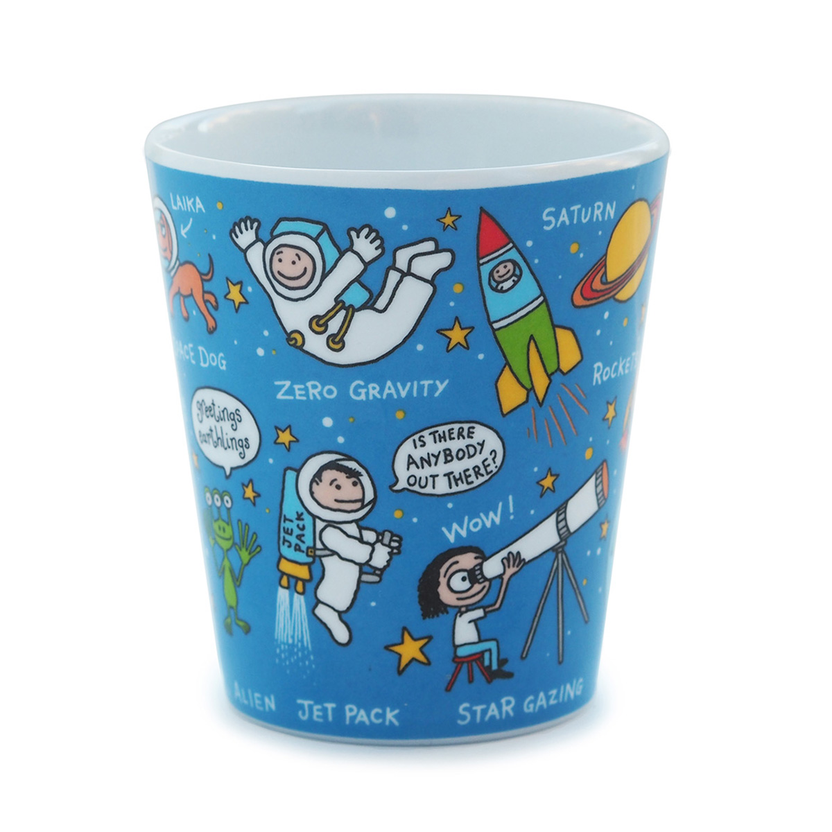 Space Melamine Kids Beaker medium