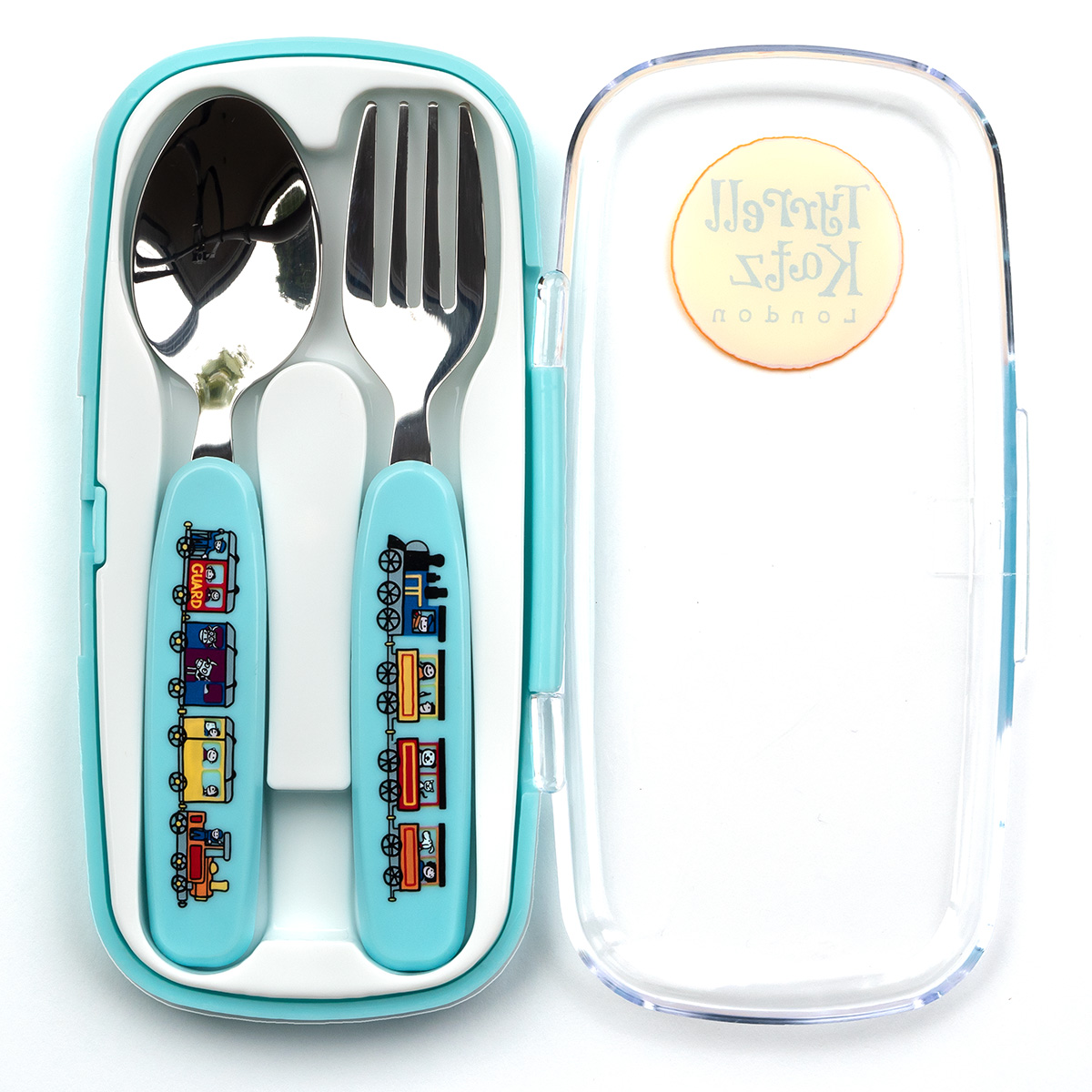Tyrrell Katz Trains Design Toddler Cutlery Set