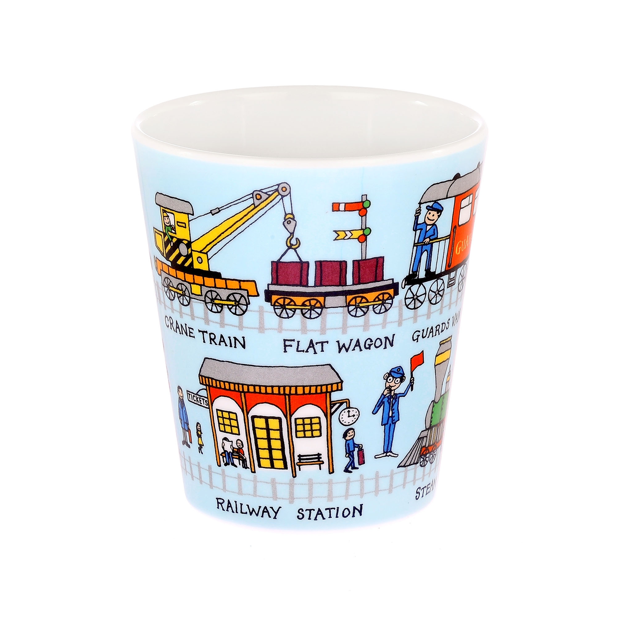 Trains Melamine Beaker