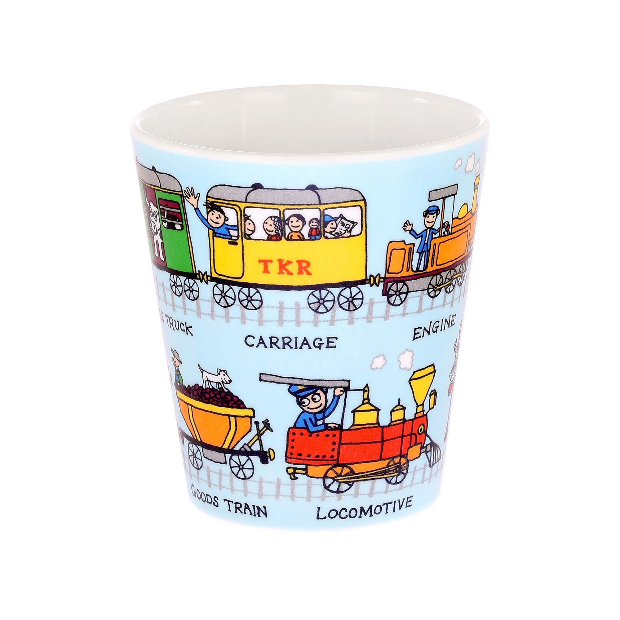 Trains Melamine Beaker
