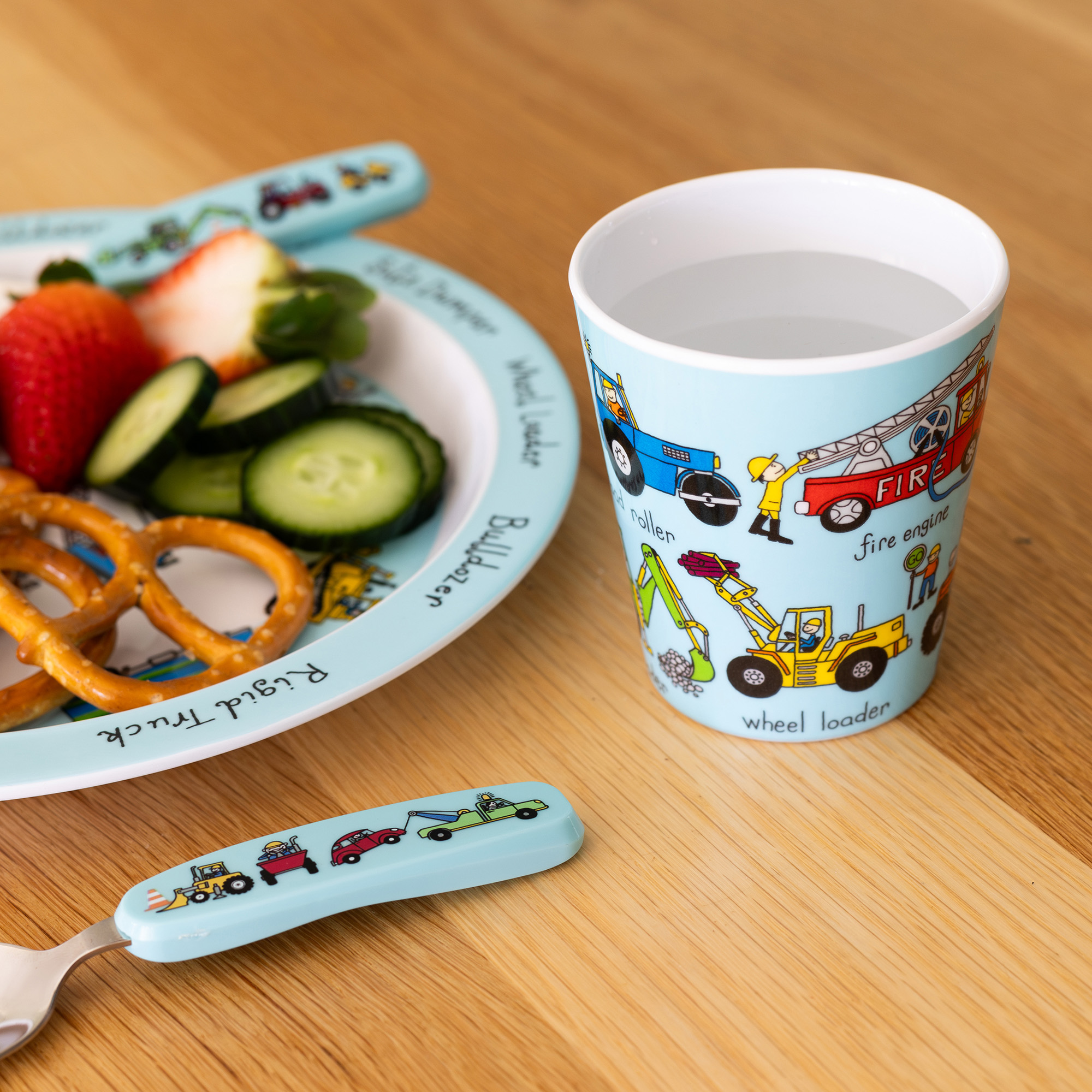 Trucks Melamine Kids Beaker medium