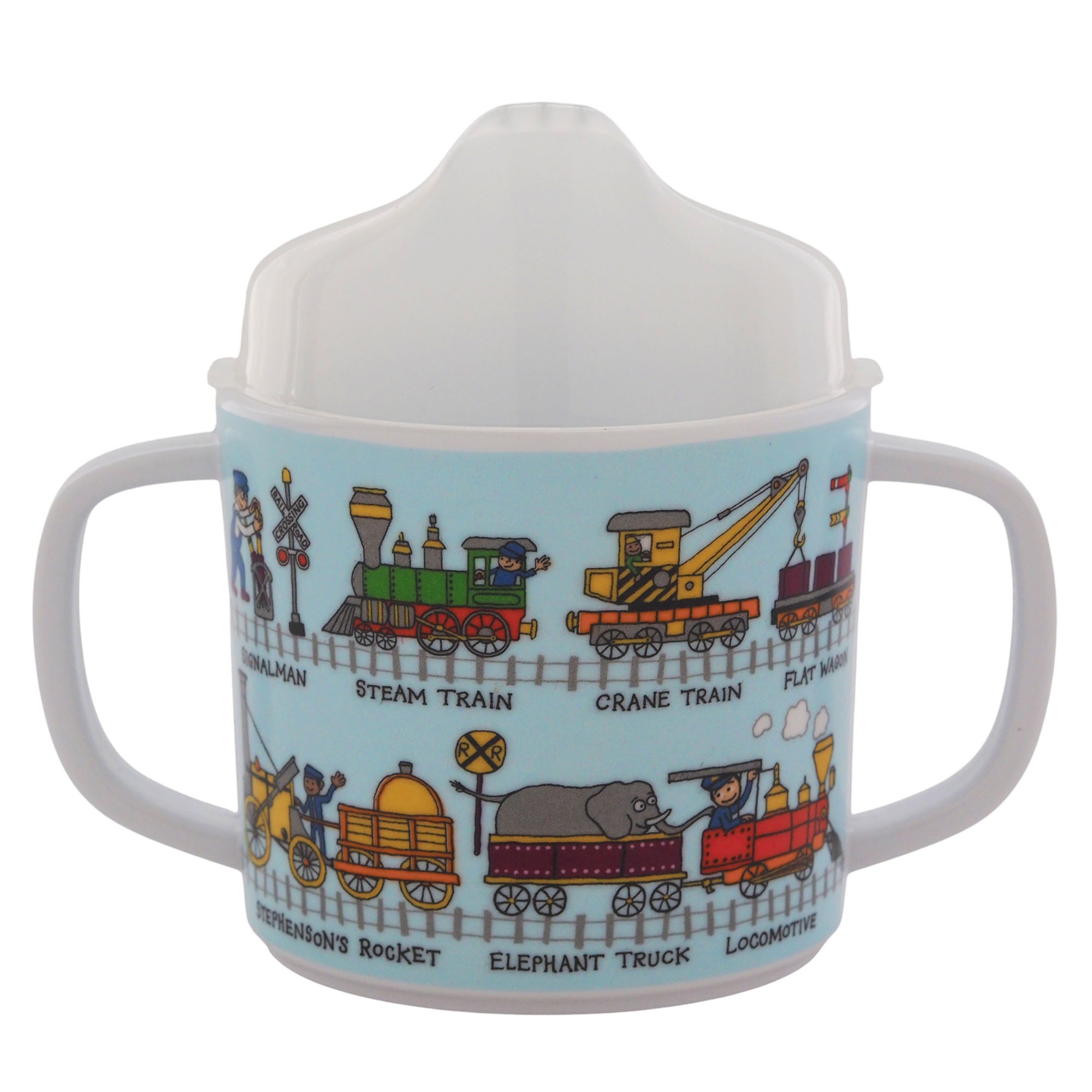 Trains Two-Handled Toddler Sippy Cup 