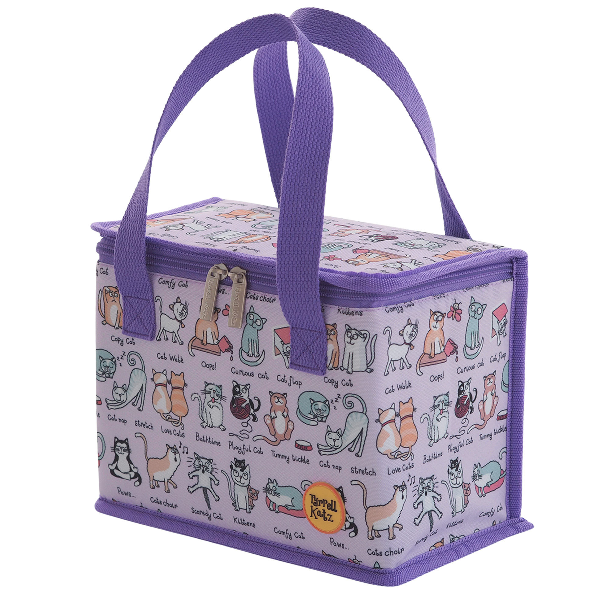 Cats Folding Lunch Tote