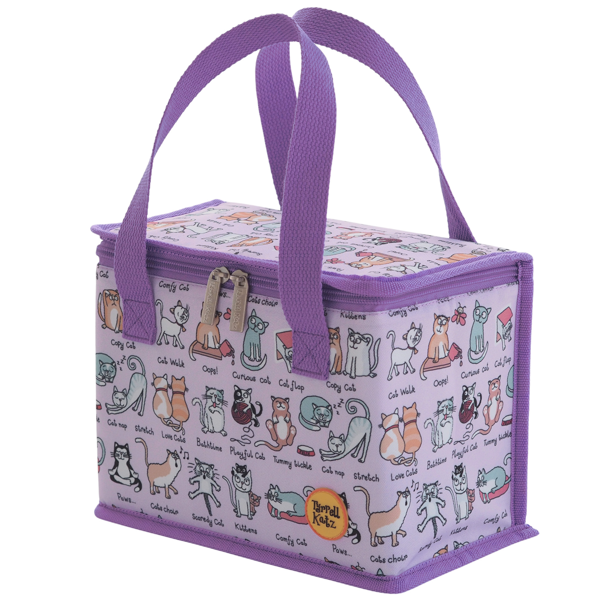 Cats Folding Lunch Tote