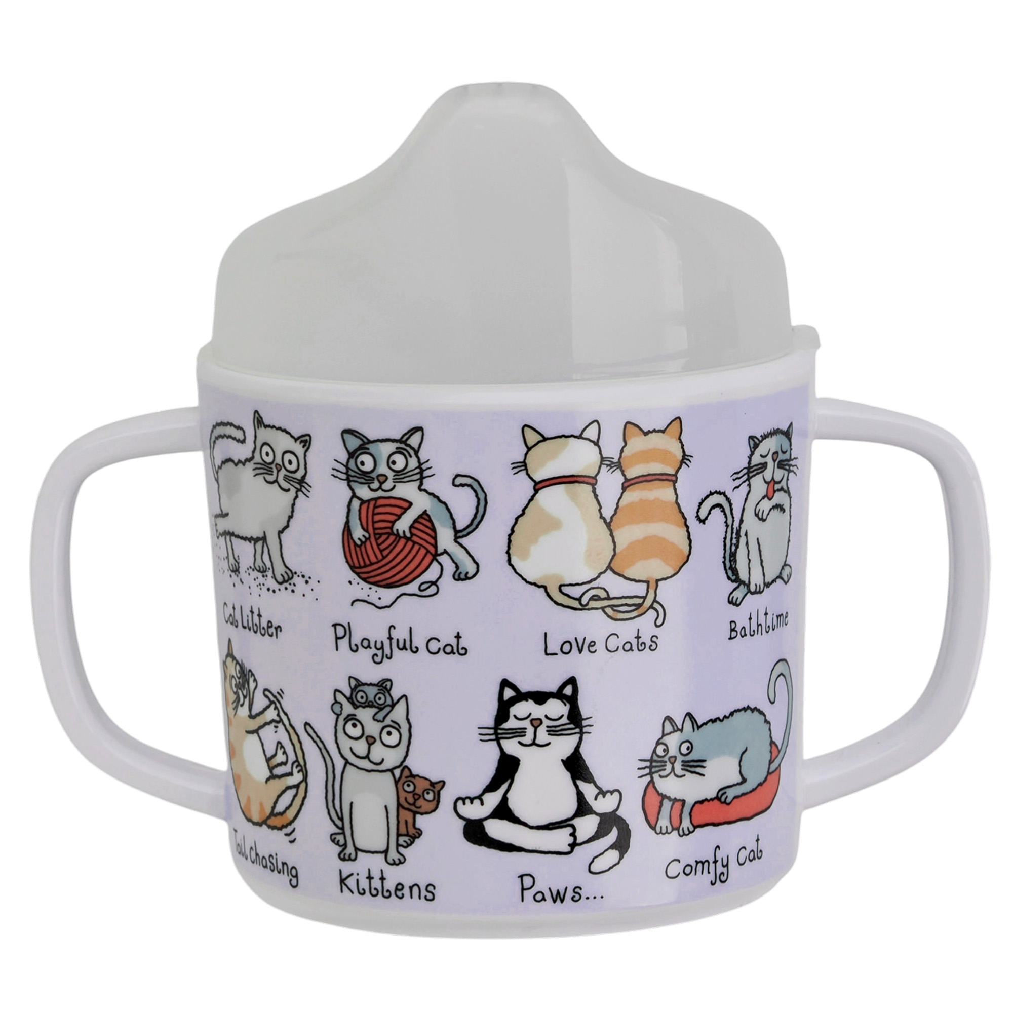 Cats Two-Handled Toddler Sippy Cup