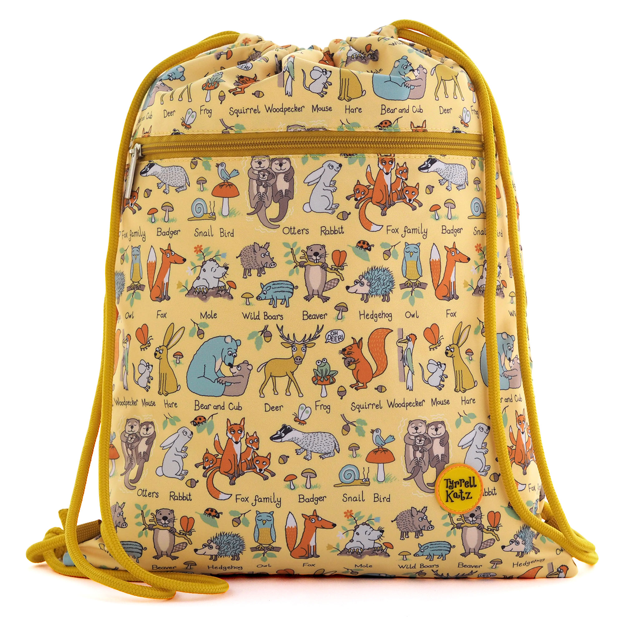 Woodland Waterproof Drawstring Bag