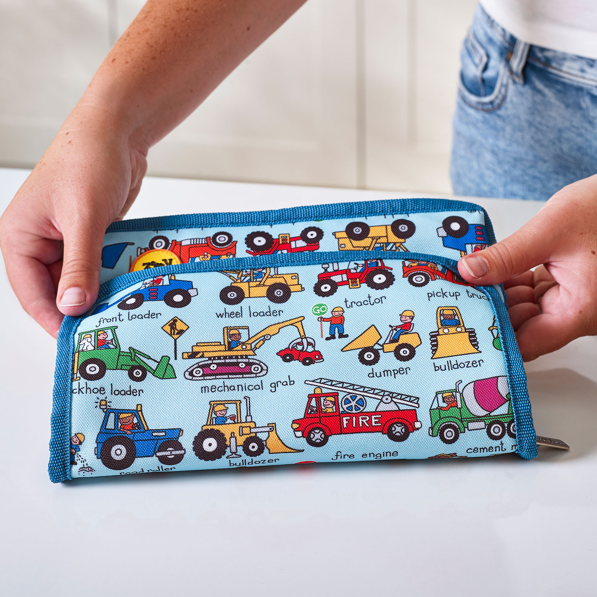 Trucks Folding Lunch Tote