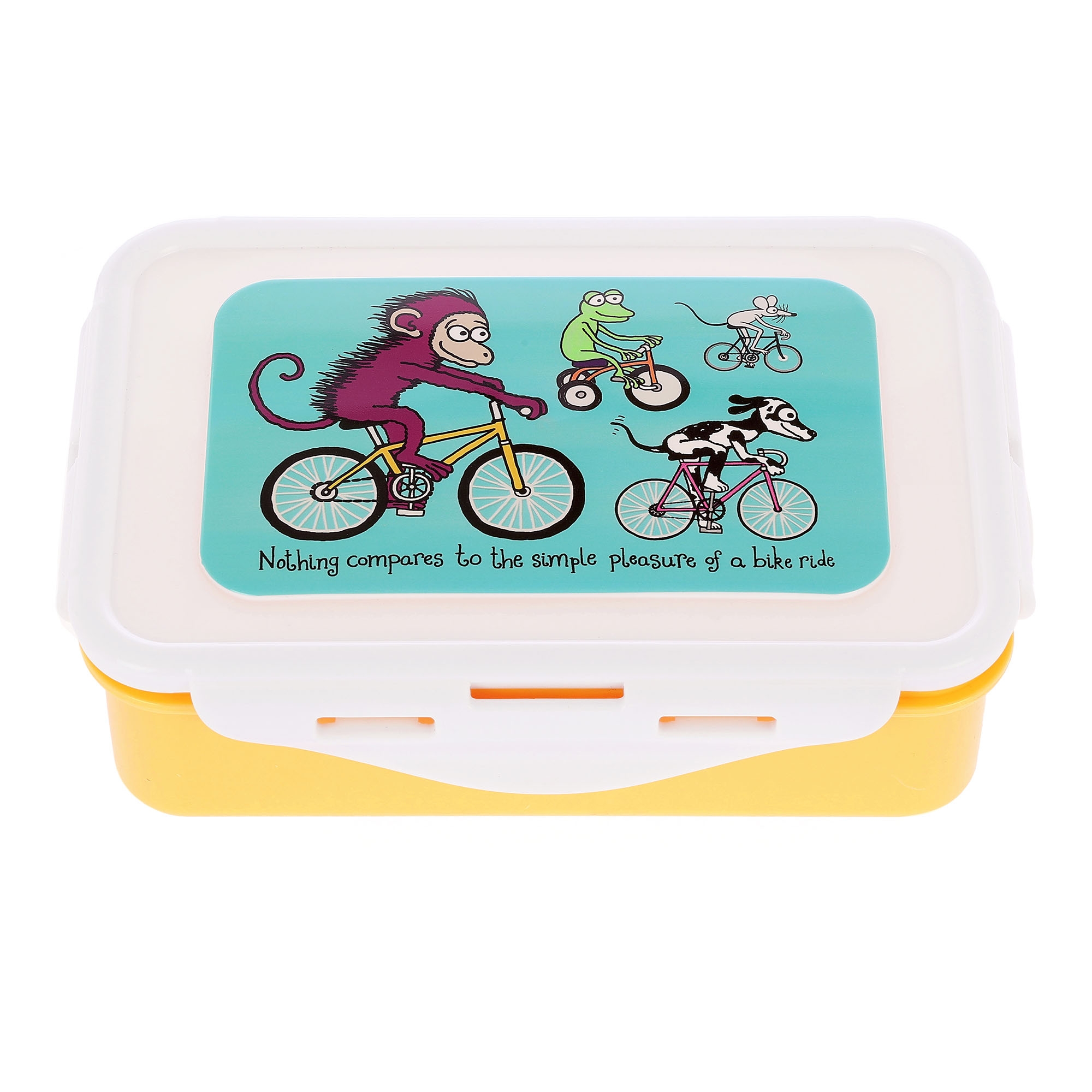 Animals on Bikes Small Lunch Box