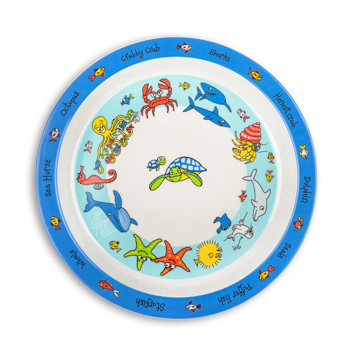 Ocean Melamine Plate