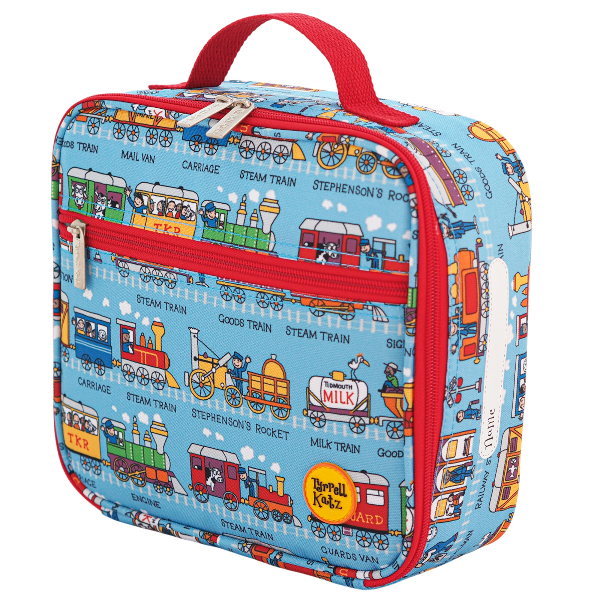 Trains Insulated Lunch Bag