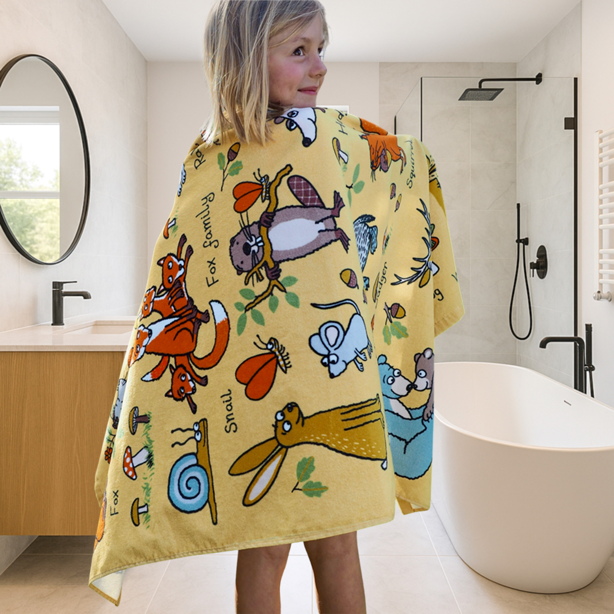 Woodland Children's Towel