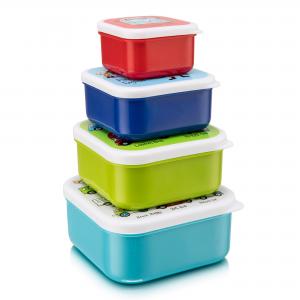 Set of 4 Cars Snack Boxes for Kids