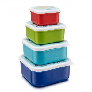 Set of 4 Ocean Snack Boxes for Kids