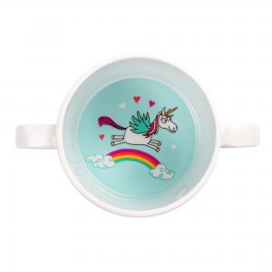 Unicorns Design Melamine Toddler Training Cup